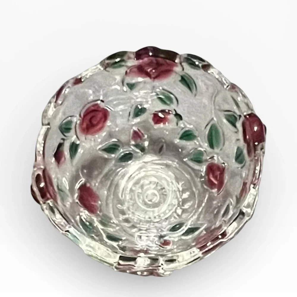 Mikasa Rose Garden Footed Bowl‎ Germany DISCONTINUED